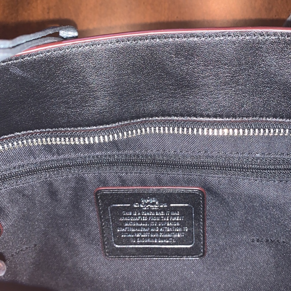 Women’s Coach handbag-black denim - Picture 7 of 10